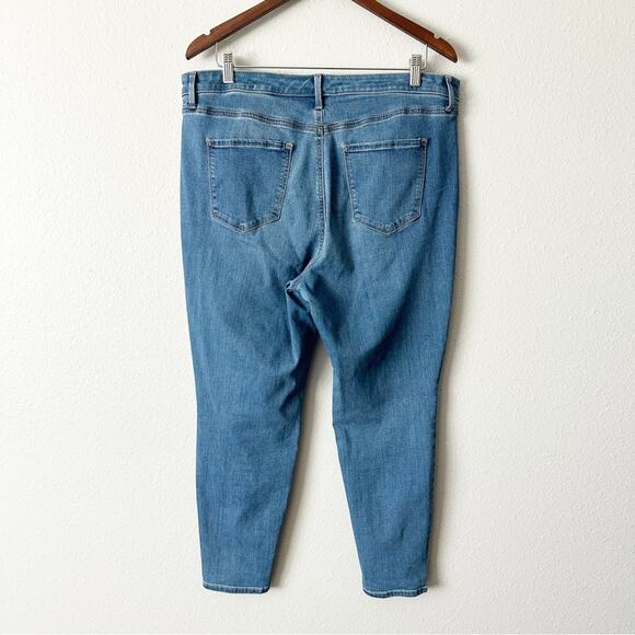 Talbots Flawless High Waist Skinny Ankle Jeans Women’s Size 16 Petite mid wash - Picture 7 of 15